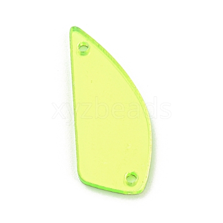 Translucent Acrylic Connector Charms MACR-G065-05A-02-1