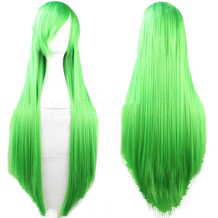 31.5 inch(80cm) Long Straight Cosplay Party Wigs OHAR-I015-11E-1