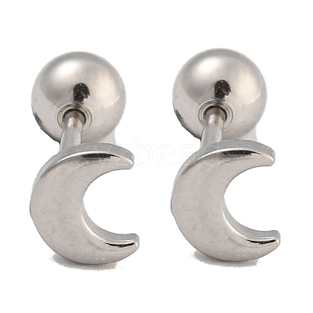 304 Stainless Steel Cartilage Earrings EJEW-B066-01C-P-1