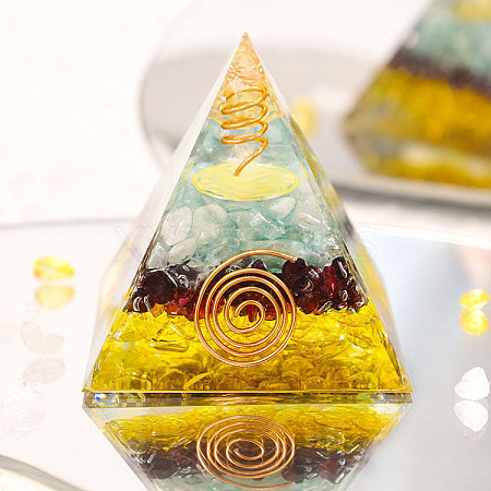 Orgonite Pyramid Resin Energy Generators WG61394-01-1