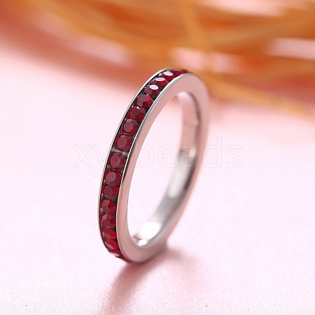 Colorful Birthstone Finger Rings LS-GC8883-4-1