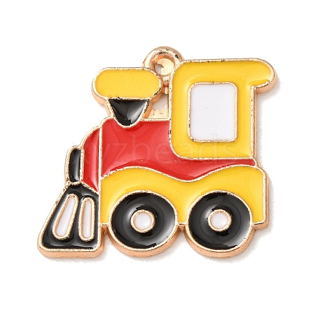 Alloy with Enamel Pendants AL-CBA9CD2-03F-1