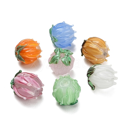 Handmade Lampwork Beads LAMP-F041-02-A01-1