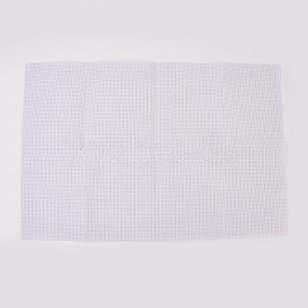 11CT Cross Stitch Canvas Fabric Embroidery Cloth Fabric DIY-WH0063-02-1