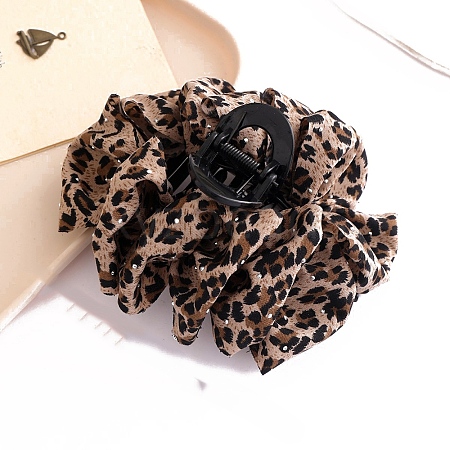Flower Plastic Claw Hair Clips PW-WG3F053-04-1
