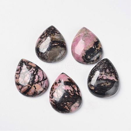 Natural Rhodonite Cabochons G-E335-02B-1