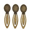 Vintage Tibetan Style Alloy Bookmarks Cabochon Settings X-TIBE-Q032-27AB-NR-2