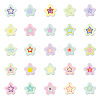50Pcs Cute Star PVC Self-Adhesive Stickers PW-WG31145-01-4