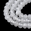 Natural Malaysia Jade Rondelle Beads Strands X-G-E316-2x4mm-63-4