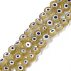 Handmade Evil Eye Lampwork Beads Strands LAMP-S191-02A-07-2