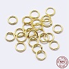 925 Sterling Silver Soldered Closed Jump Rings STER-F036-03G-0.6x5-3