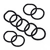 Polyester Hair Accessories OHAR-TADJ0099-01-3