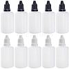 10Pcs 2 Styles PE Plastic Refillable Bottles AJEW-GF0013-39A-7