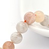Natural Multi-Moonstone Round Beads Strands G-P088-43-6mm-1
