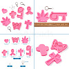 DIY Silicone Keychain Making Molds DIY-TA0008-56-8