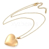 201 Stainless Steel Cable Chain Necklaces NJEW-M050-04E-G-1-4
