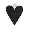 Brass Enamel Pendants X-KK-M205-13G-01-1
