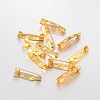 Golden Iron Pin Backs Brooch Safety Pin Findings X-E035Y-G-1