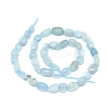 Natural Aquamarine Beads Strands G-D0004-A02-04-3