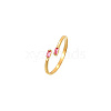 Golden Stainless Steel Cuff Ring MM8912-4-1