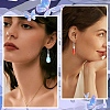 304 Stainless Steel Teardrop Dangle Earrings EJEW-YW00007-6