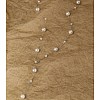 Stainless Steel & Imitation Pearl Round Link Chain Necklaces for Women WGE4439-02-1