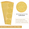 Self Adhesive Gold Foil Embossed Stickers DIY-WH0211-274-2