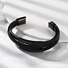 Ion Plating(IP) Braided Microfiber Leather Multi-strand Bracelets for Men BJEW-Z081-02EB-2