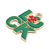 Saint Patrick's Day Alloy Enamel Pendants ENAM-G222-01C-02-2