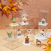 FINGERINSPIRE 8 Sets PET Plastic Minifigures Display Case ODIS-FG0001-80-5