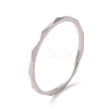 201 Stainless Steel Rhombus Finger Ring for Women RJEW-I089-52P-1
