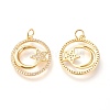 Brass Pendants ZIRC-L098-028G-2