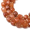 Natural Red Rabbit Hair Rutilated Quartz Beads Strands GG-CBAC972-A11-01-3