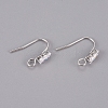 Brass Earring Hooks KK-L198-013P-1