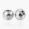 Tarnish Resistant 201 Stainless Steel Beads X-STAS-G154-35-4mm-2