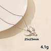 Stainless Steel Insect Cattle Pendant Necklace Unisex Jewelry TG2584-11-1