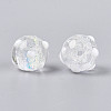 Handmade Foil Lampwork Beads Strands FOIL-T008-02A-3