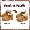 2Pcs Plastic Bead Snow Boot Decoration FIND-GF0009-08B-7