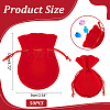  50Pcs Gourd Velvet Drawstring Bags TP-NB0001-64A-2