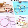 Flat Round Handmade Polymer Clay Beads LS-CLAY-R067-8.0mm-16-5