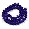 Opaque Glass Beads Strands LS-GLAA-T032-P8mm-MD03-3