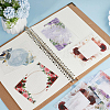 4 Sets 4 Styles Floral Translucent Scrapbook Paper Pads SCRA-GF0001-08-6