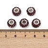 Resin Rhinestone Beads CPDL-H001-10x7mm-5-3