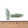 Natural Green Aventurine Carved Pendants G-G314-01P-03-3
