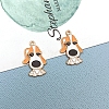 Alloy Enamel Puppy Pendants PW-WG22495-05-1