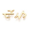 Brass Micro Pave Cubic Zirconia Charms KK-N263-97G-Z-2
