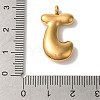 Ion Plating(IP) 304 Stainless Steel Pendants X-STAS-M017-08G-10-3