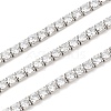 925 Sterling Silver Clear Cubic Zirconia Chains STER-C016-02A-P02-1