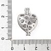 Alloy Bead Cage Pendants FIND-M012-01L-P-3