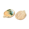 Brass Enamel Pendants KK-S368-09G-2